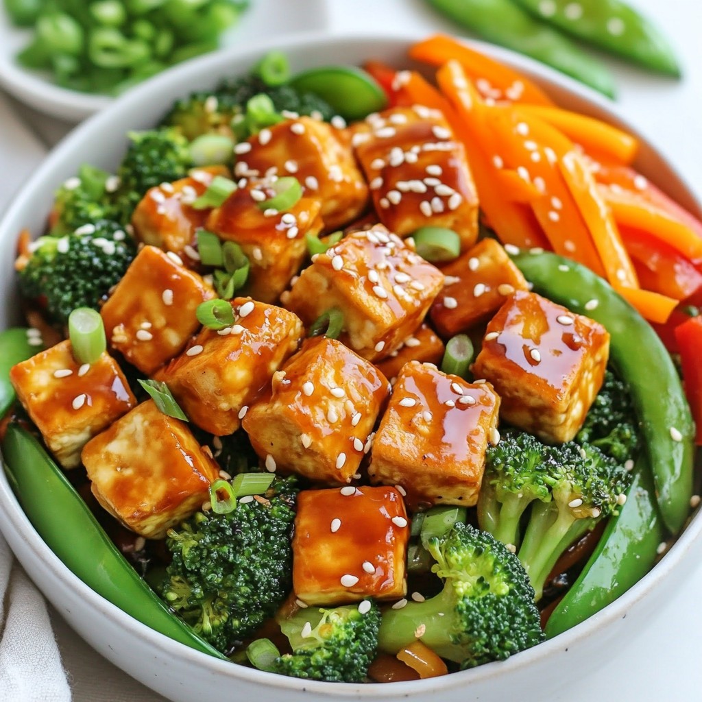 Crispy Sesame Tofu Stir-Fry Flavorful and Nourishing Meal