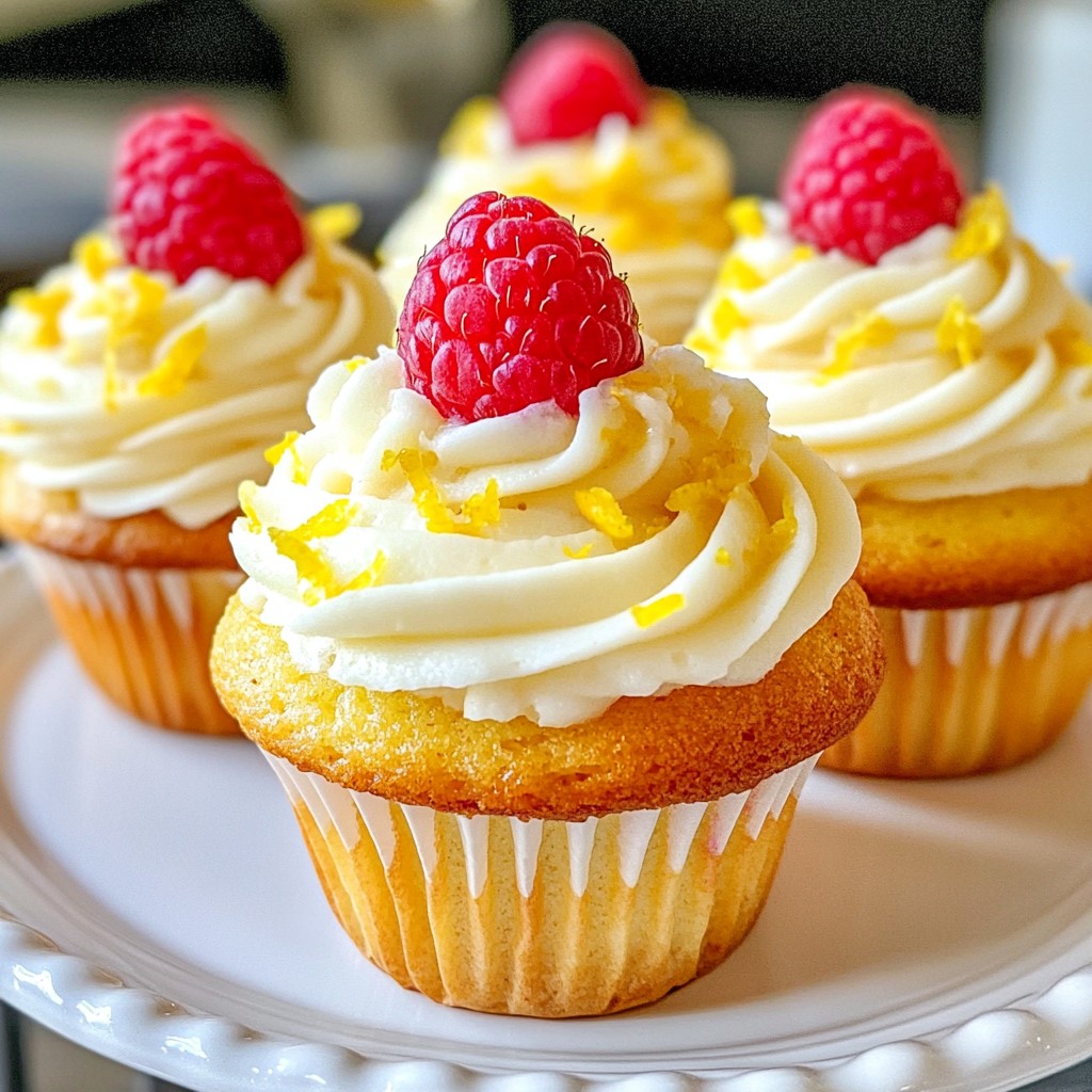 Raspberry Lemonade Cupcakes Delightful Summer Treat
