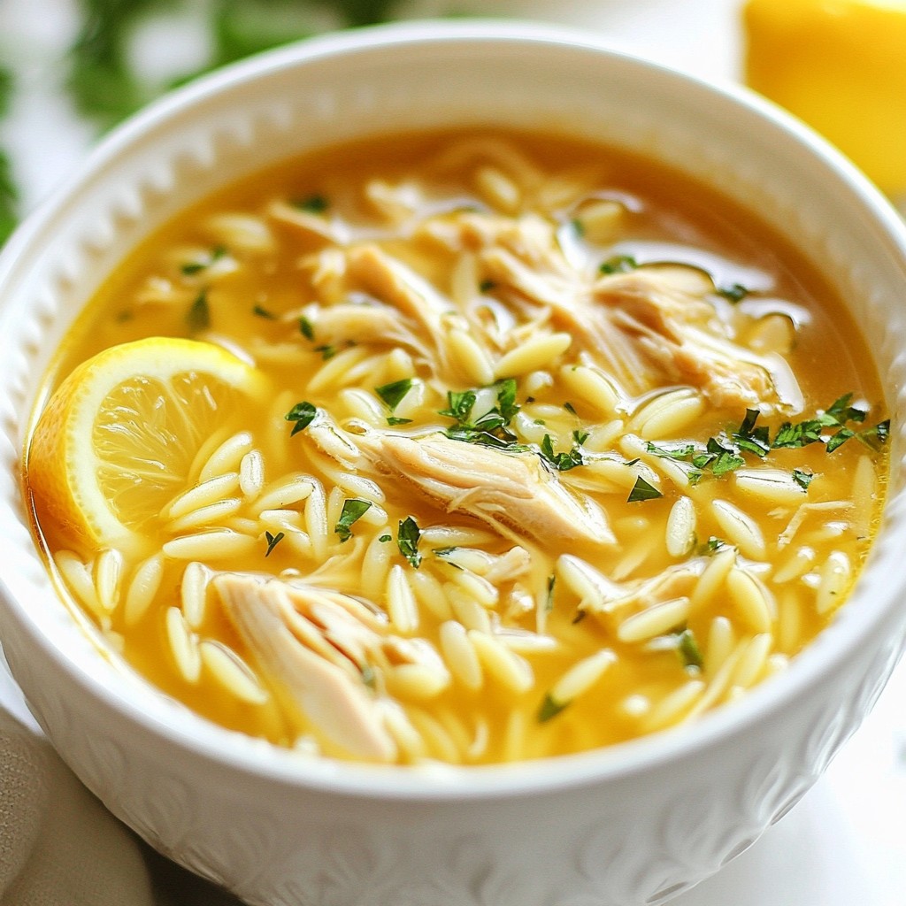 Greek Lemon Chicken Soup Nourishing and Simple Recipe