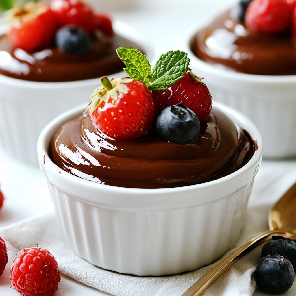 Vegan Chocolate Mousse Cups Rich and Creamy Treat