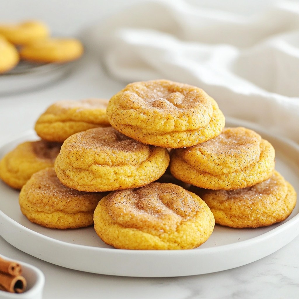 Pumpkin Spice Snickerdoodle Cookies Delightful Treat