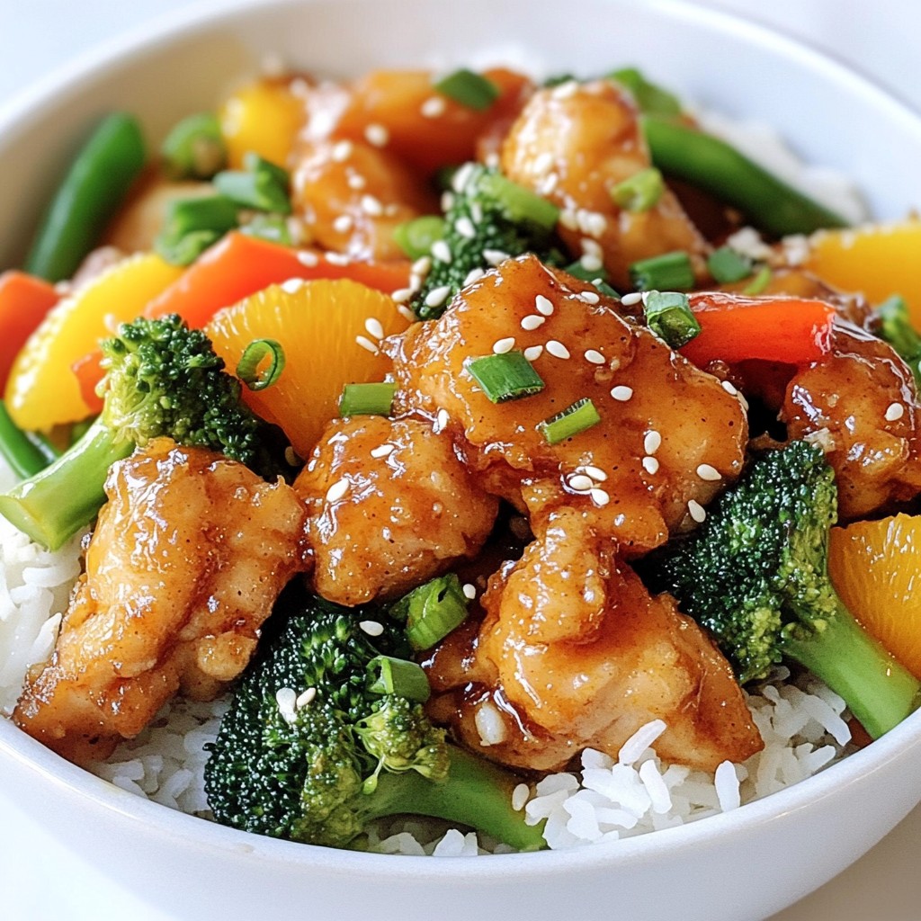 Crispy Orange Chicken Stir-Fry Quick and Easy Recipe