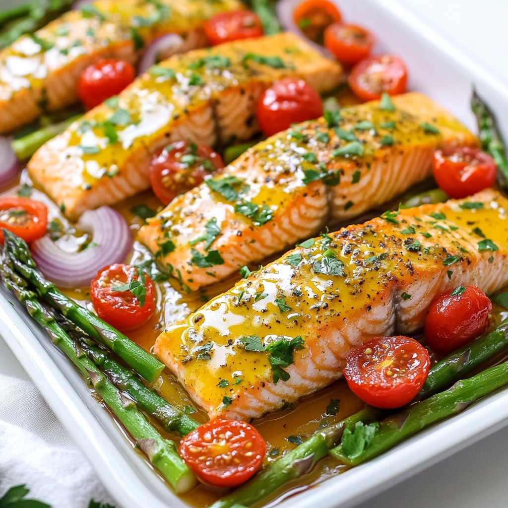 Sheet Pan Maple Dijon Salmon Juicy and Flavorful Meal