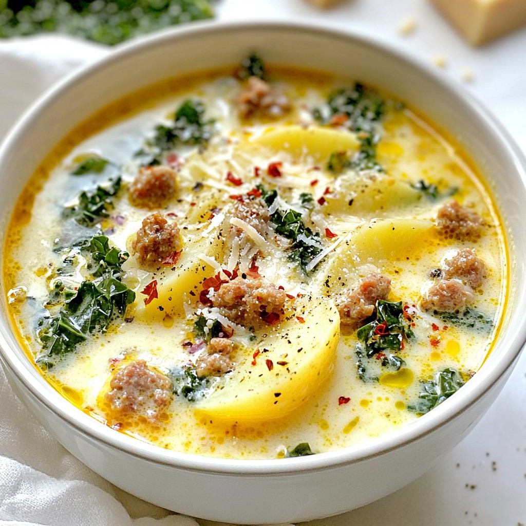 Creamy Copycat Olive Garden Zuppa Toscana Delight