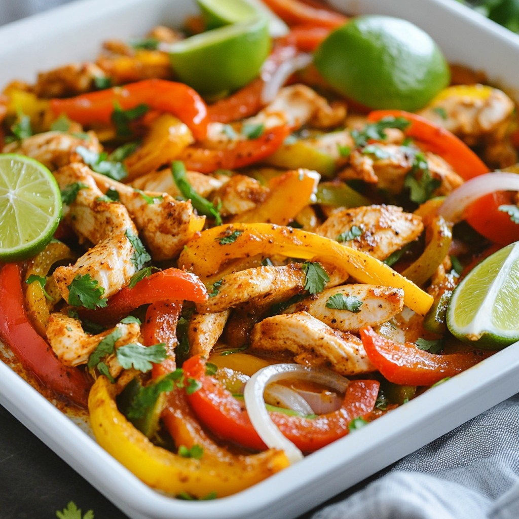 Flavorful Sheet Pan Chicken Fajitas Recipe Today