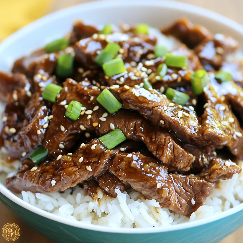 Flavorful Copycat P.F. Chang's Mongolian Beef Recipe