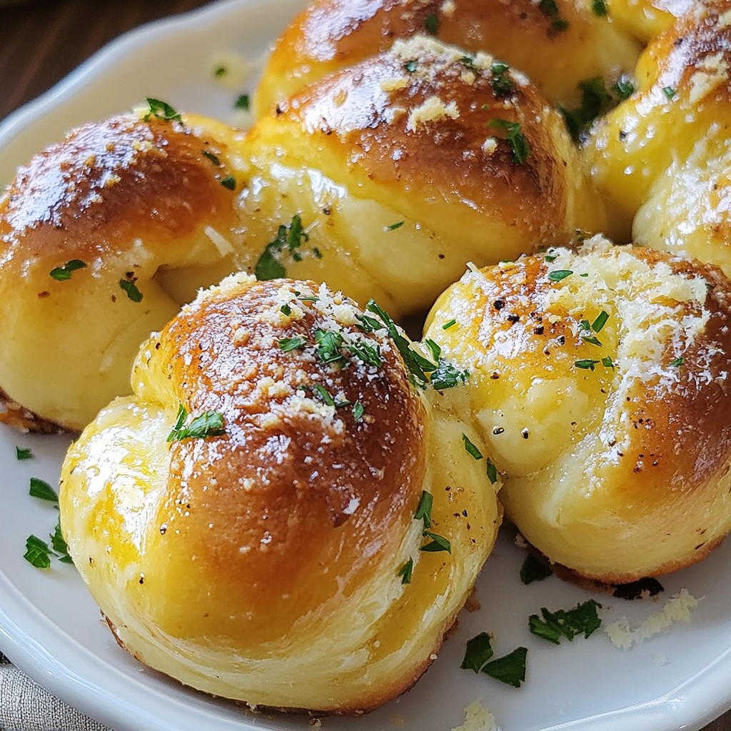 Garlic Parmesan Knots Savory and Easy Recipe