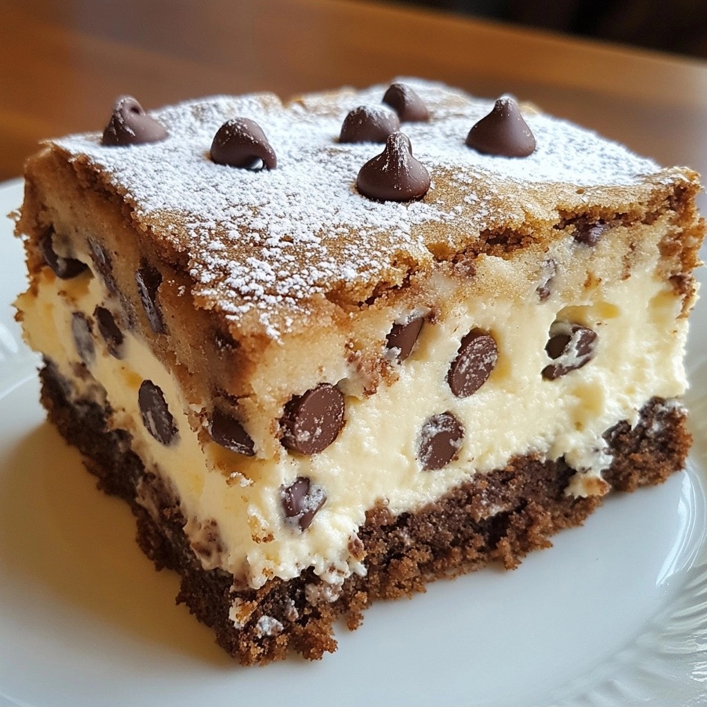 Fudgy Copycat Starbucks Chocolate Chip Cookie Cake Delight