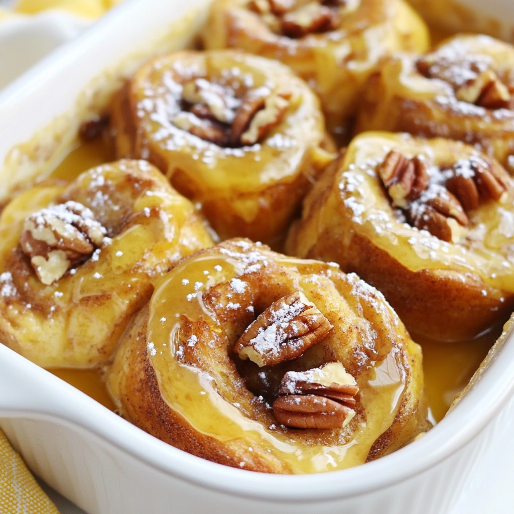 Cinnamon Roll French Toast Bake Easy and Tasty Recipe