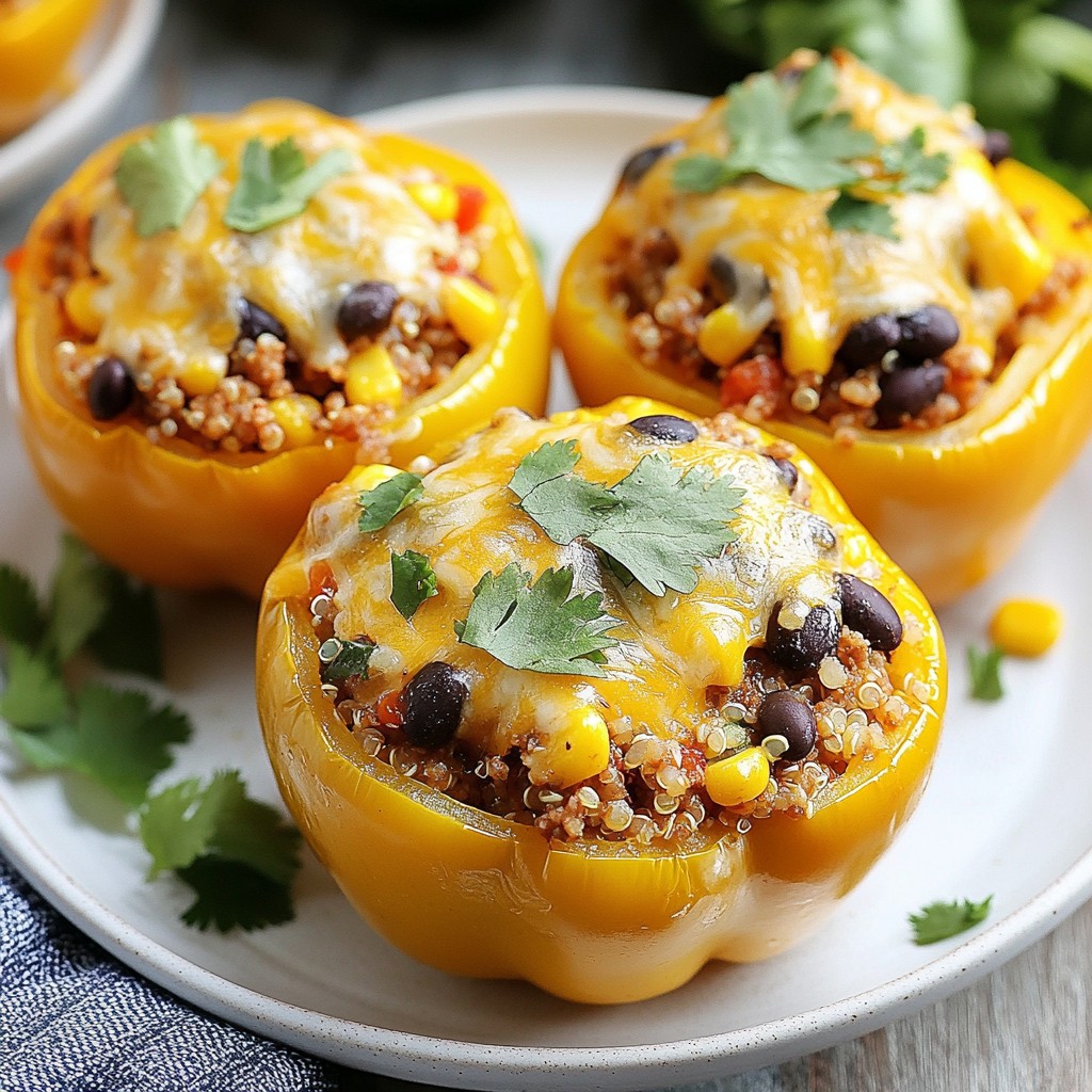Fiesta Taco Stuffed PeppersFlavorful and Fun Meal