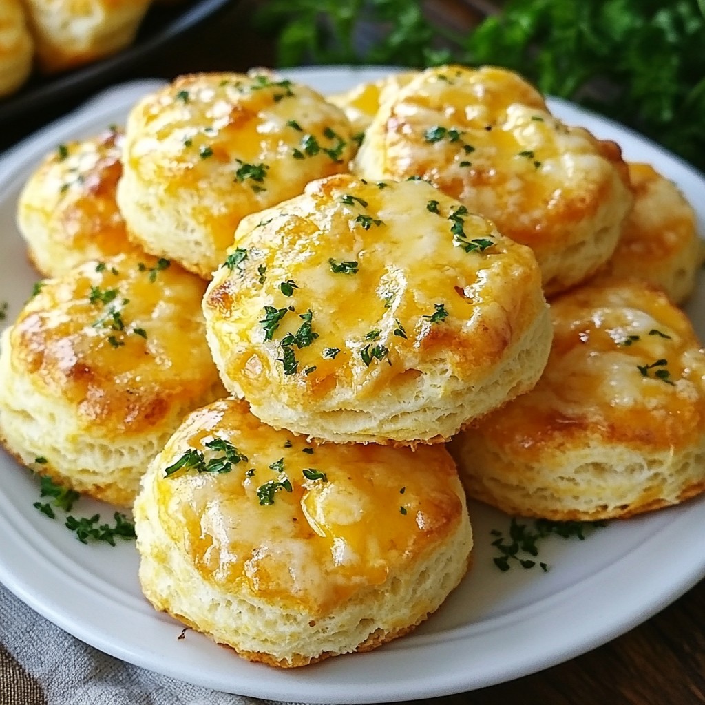 Cheesy Copycat Cheddar Bay Biscuits Simple Treat