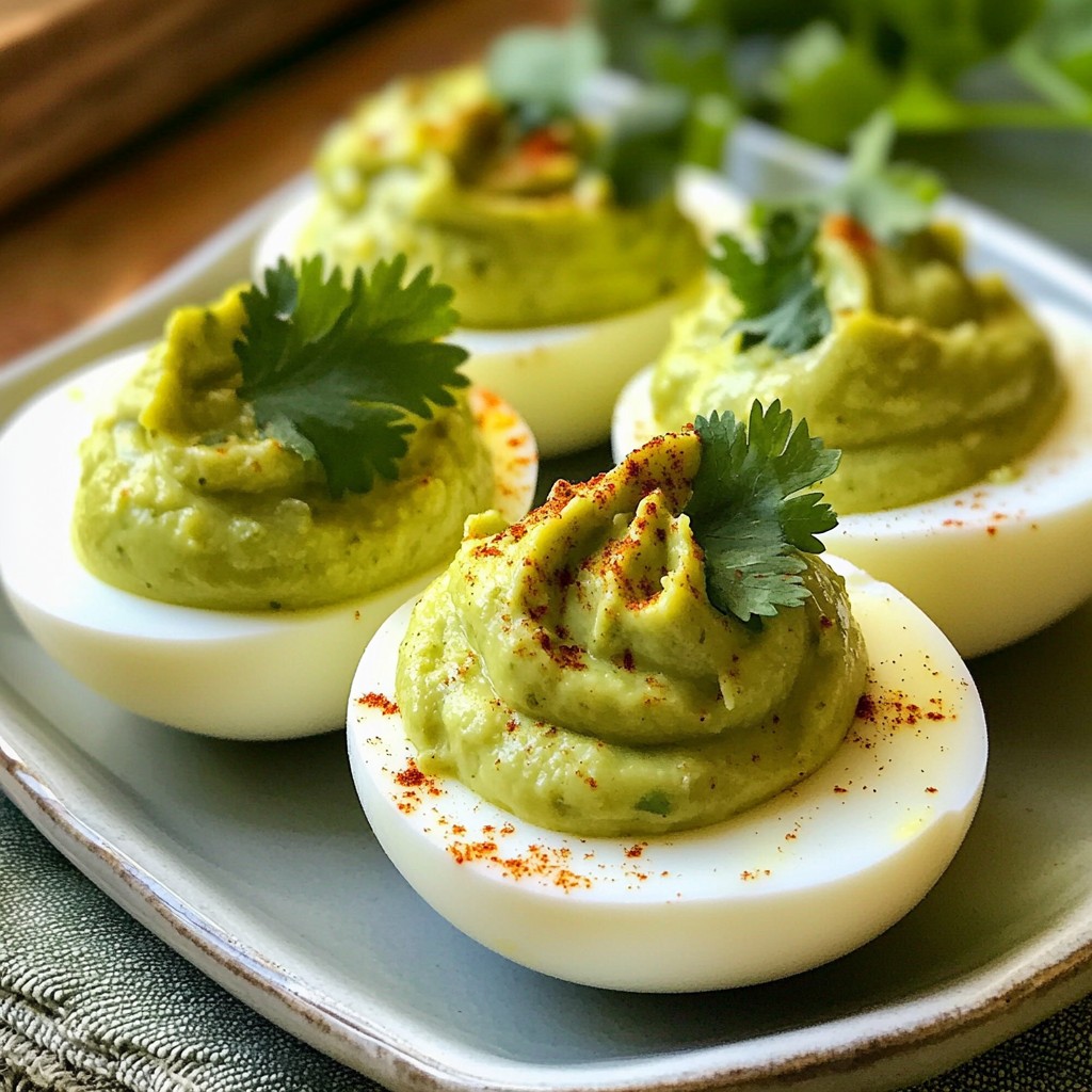 Avocado Deviled Eggs Simple Flavorful Delight