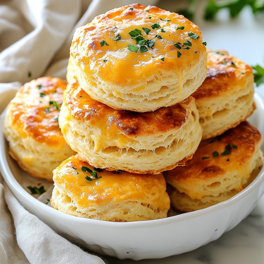 Cheesy Copycat Cheddar Bay Biscuits Simple Recipe
