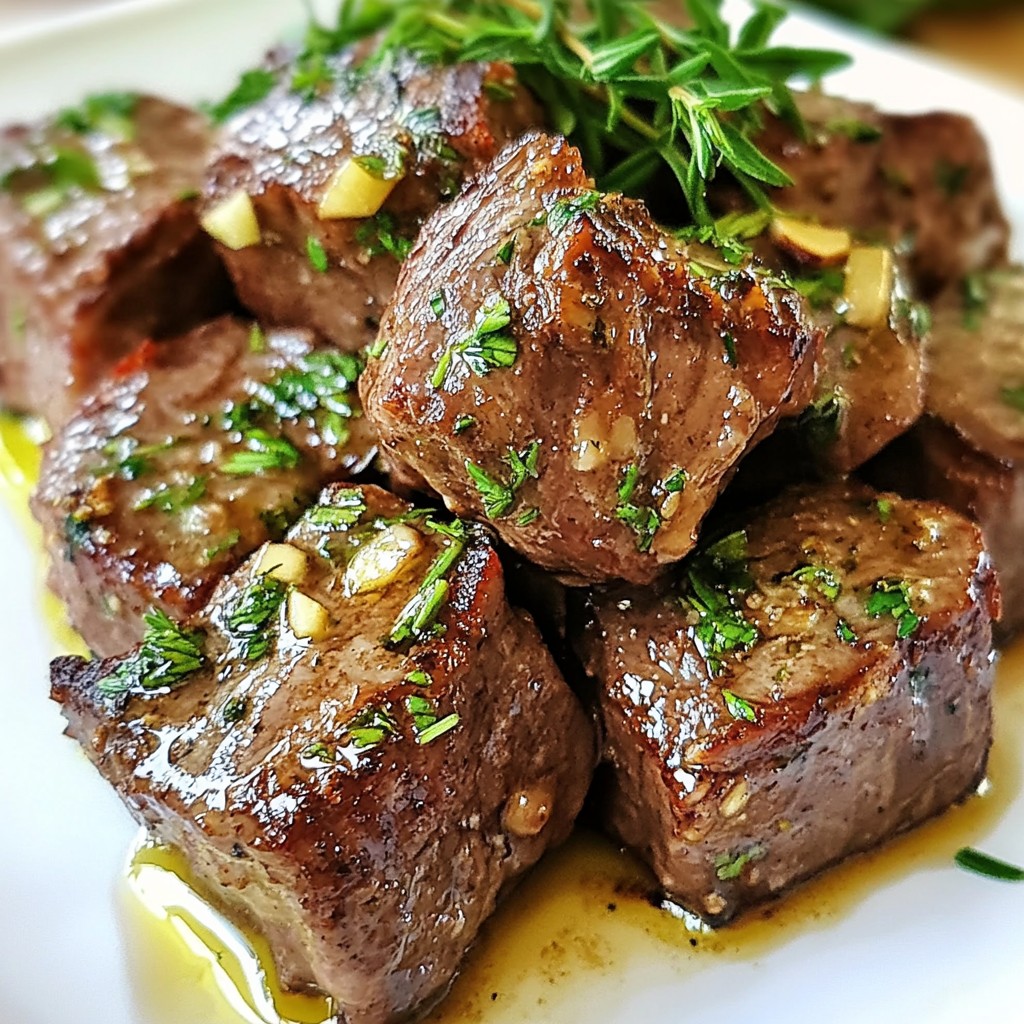 Garlic Butter Steak Bites Flavorful and Easy Recipe