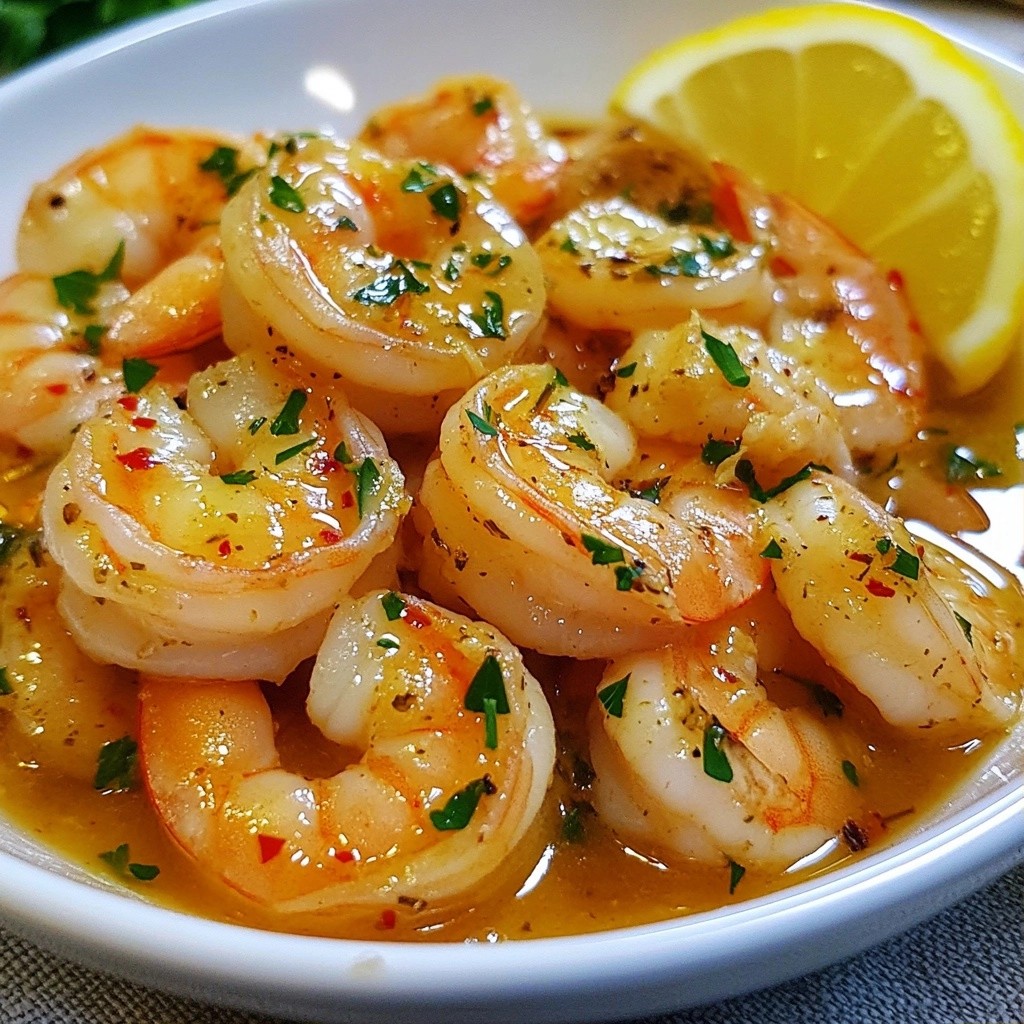 Savory Restaurant-Style Garlic Butter Shrimp Recipe