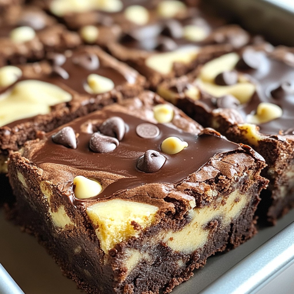 Gooey Copycat Domino's Marbled Cookie Brownie Delight