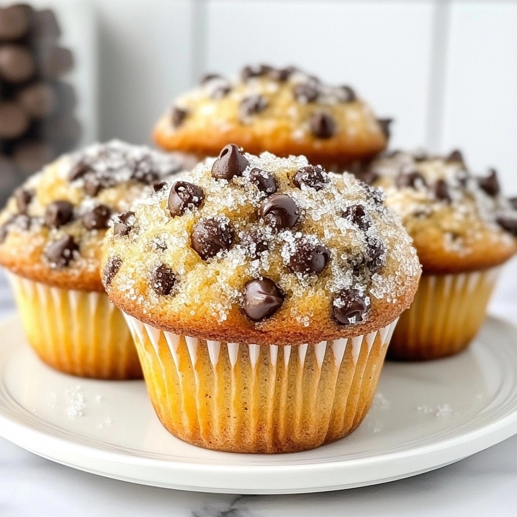 Soft Copycat Starbucks Chocolate Chip Muffins Recipe