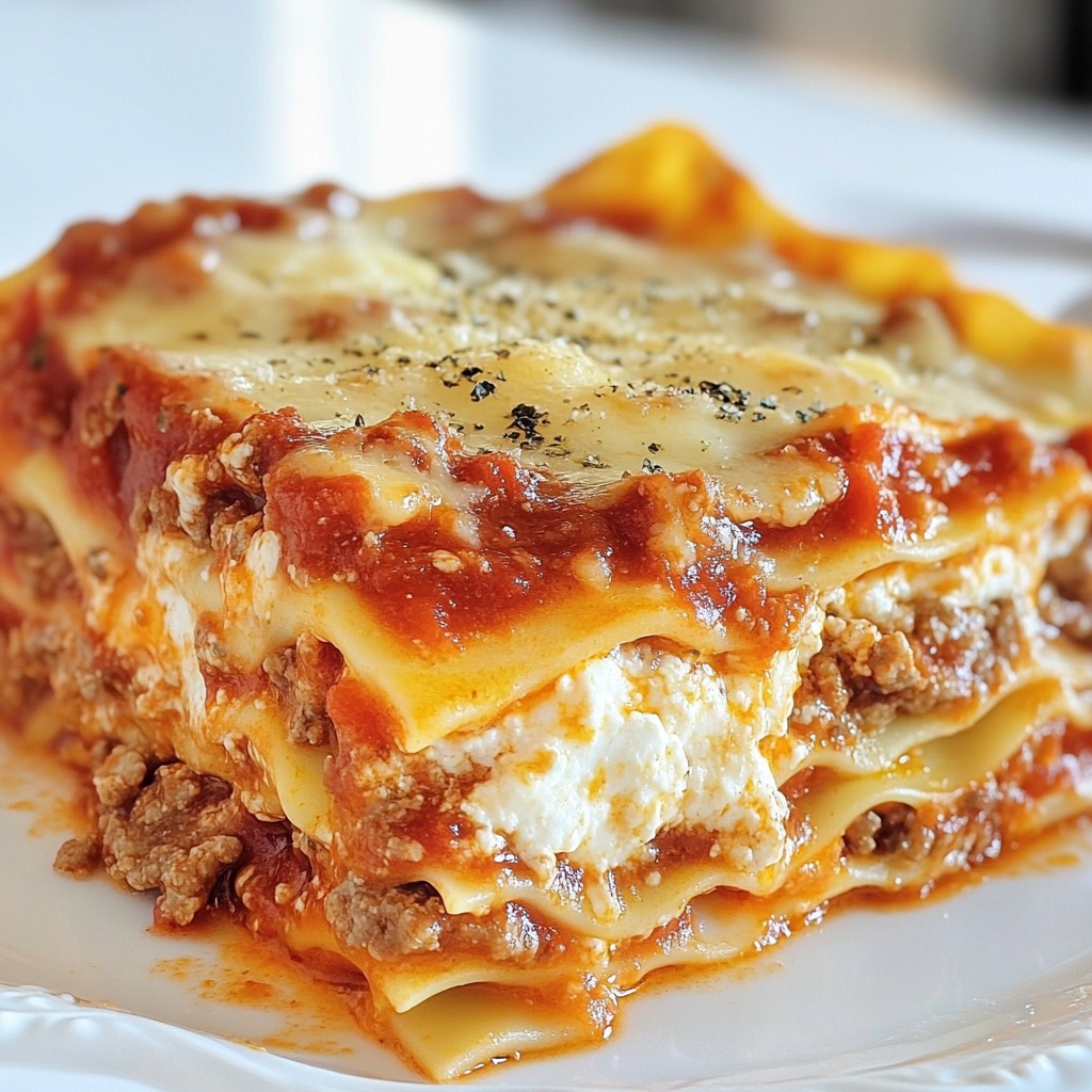 Savory Copycat Olive Garden Lasagna Classico Recipe