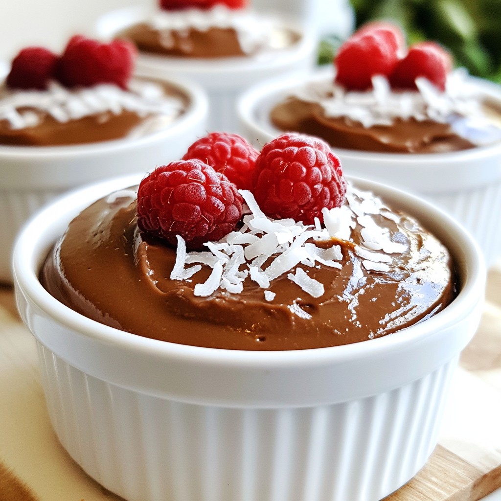 Vegan Chocolate Avocado Mousse Rich and Creamy Delight