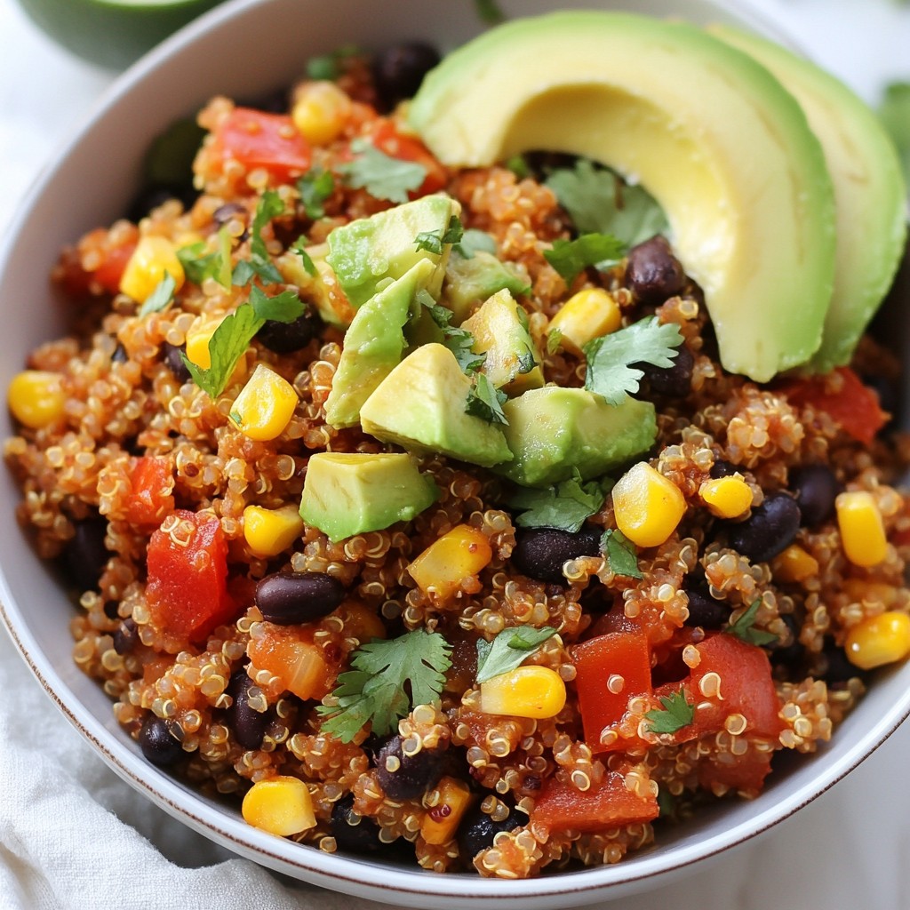 One-Pan Mexican Quinoa Skillet Easy and Flavorful Dish