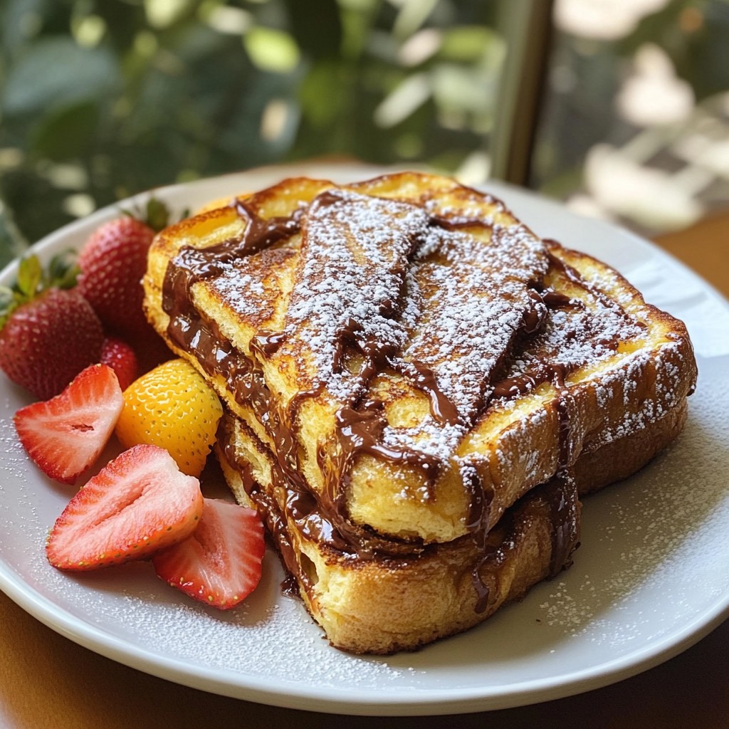 Nutella Stuffed French Toast Simple Delight Recipe