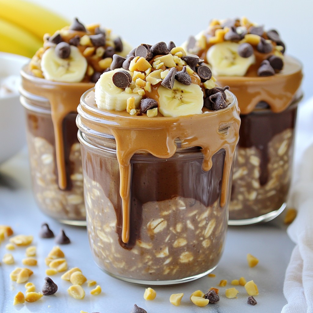 Chocolate Peanut Butter Overnight Oats Delightful Recipe