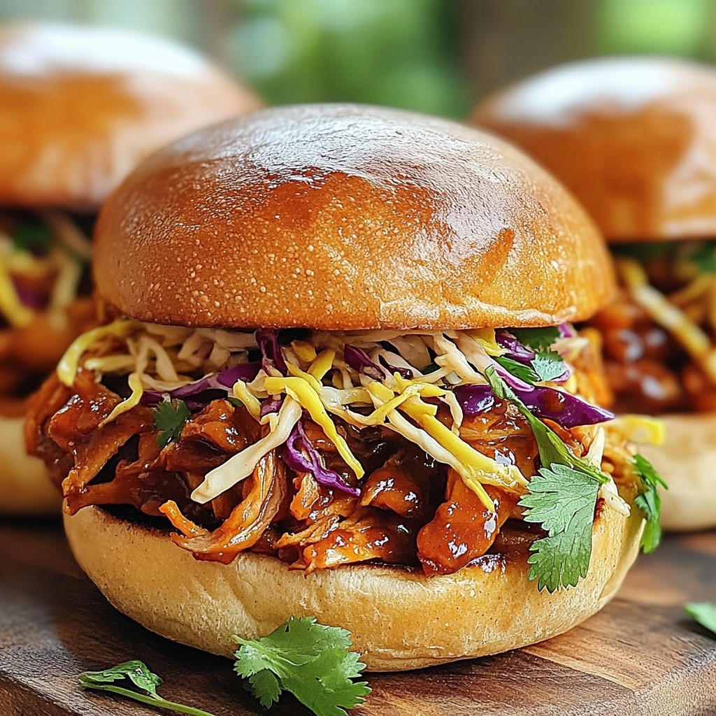 BBQ Jackfruit Sandwiches Easy and Flavorful Meal