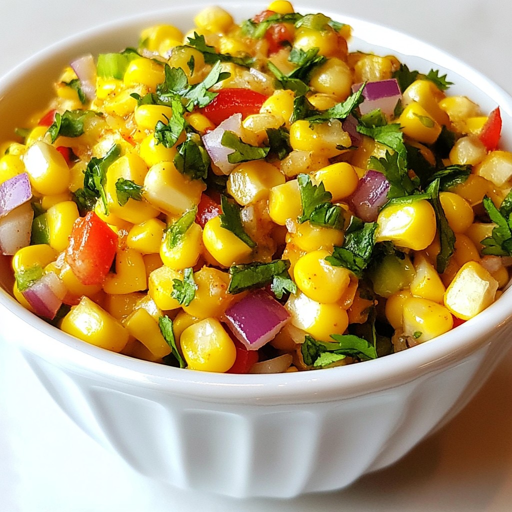 Zesty Copycat Chipotle Corn Salsa Flavorful Twist