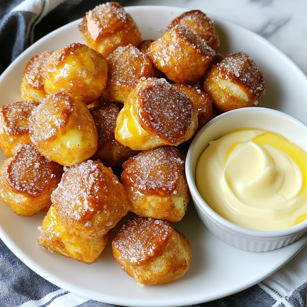 Cinnamon Sugar Pretzel Bites Tasty Treat Recipe