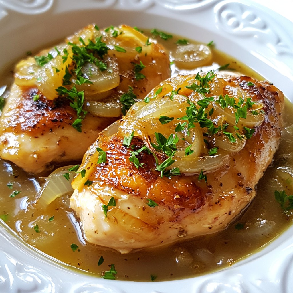 French Onion Chicken Skillet Flavorful Weeknight Meal