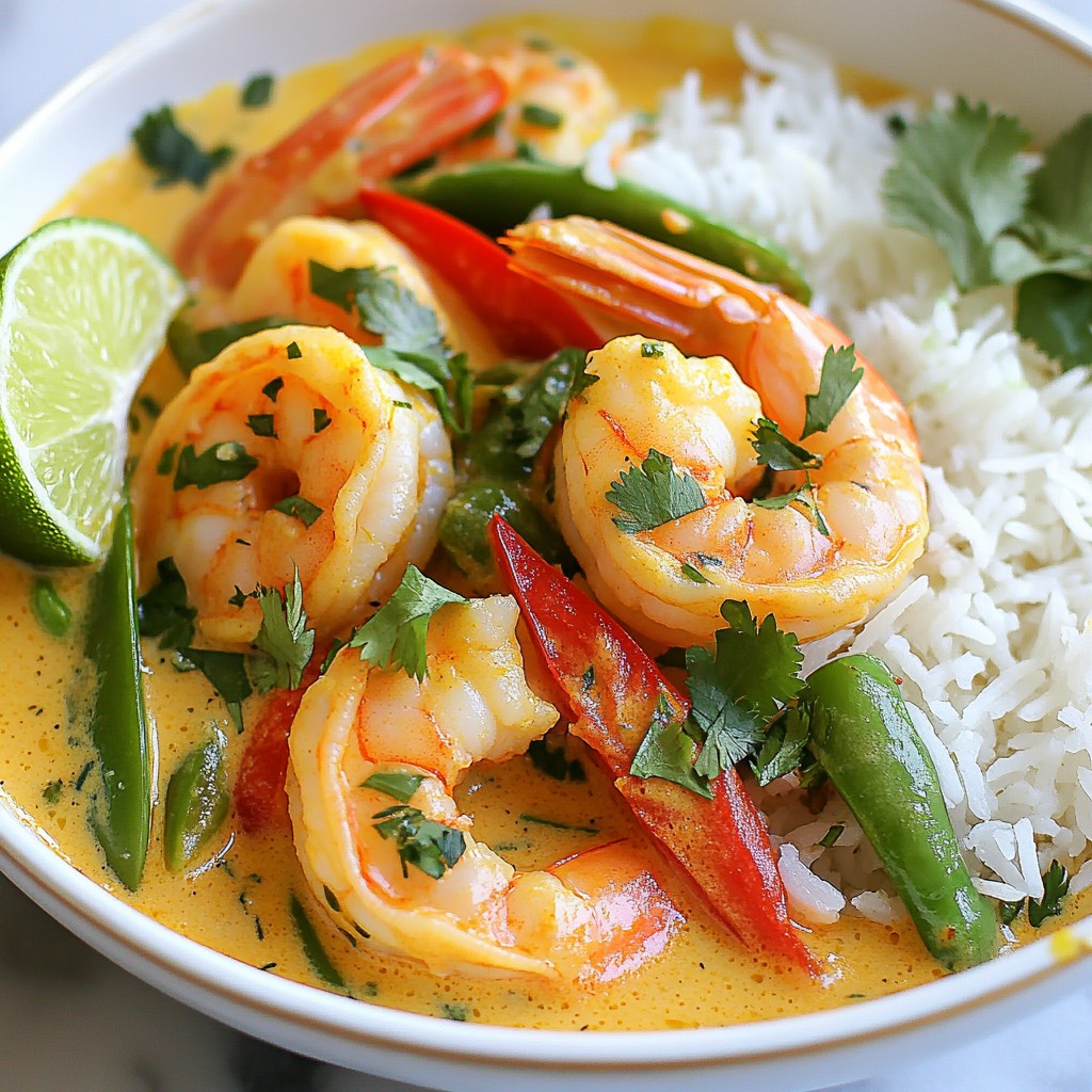Coconut Lime Shrimp Curry Flavorful and Easy Recipe