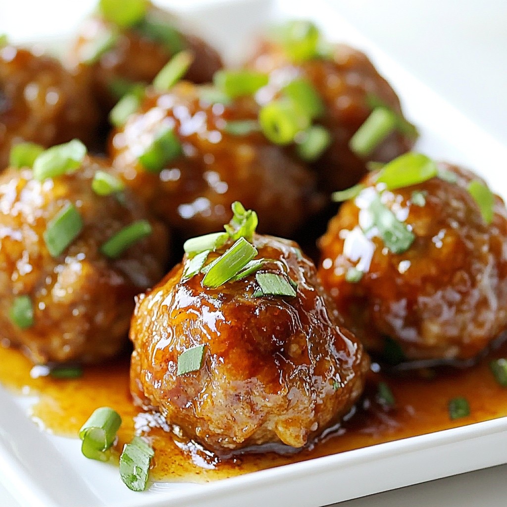 Honey Sriracha Meatballs Delightful and Simple Recipe