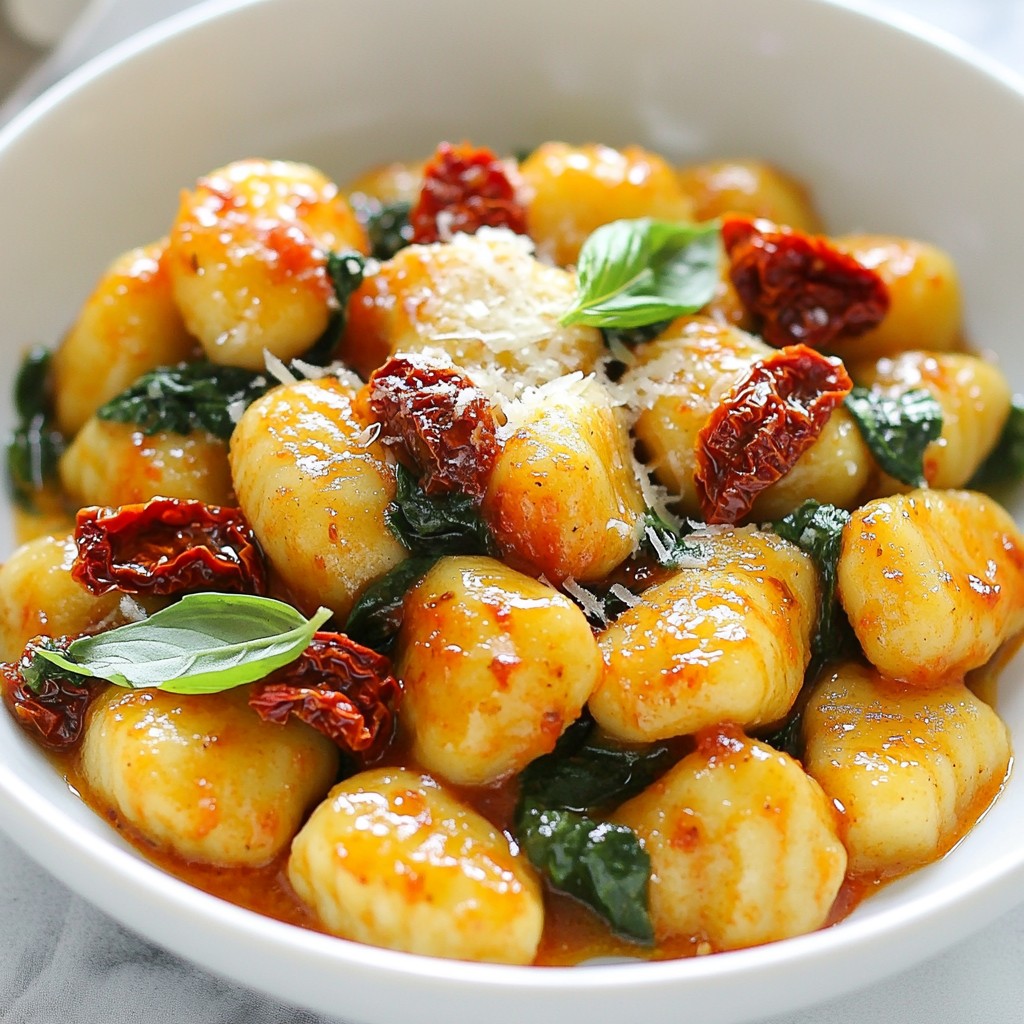 Creamy Sun-Dried Tomato Gnocchi Flavorful Dinner Treat