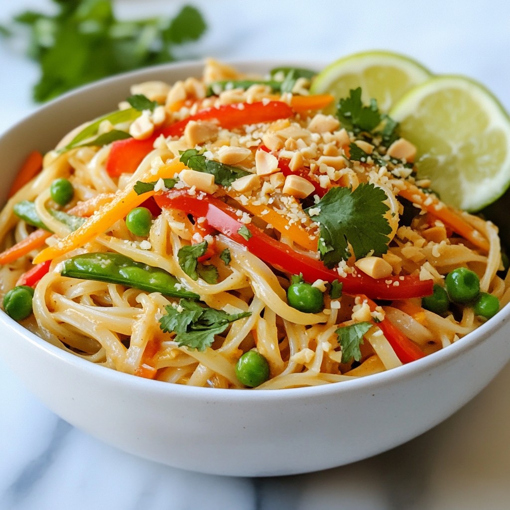Minute Thai Peanut Noodles Simple and Flavorful Dish