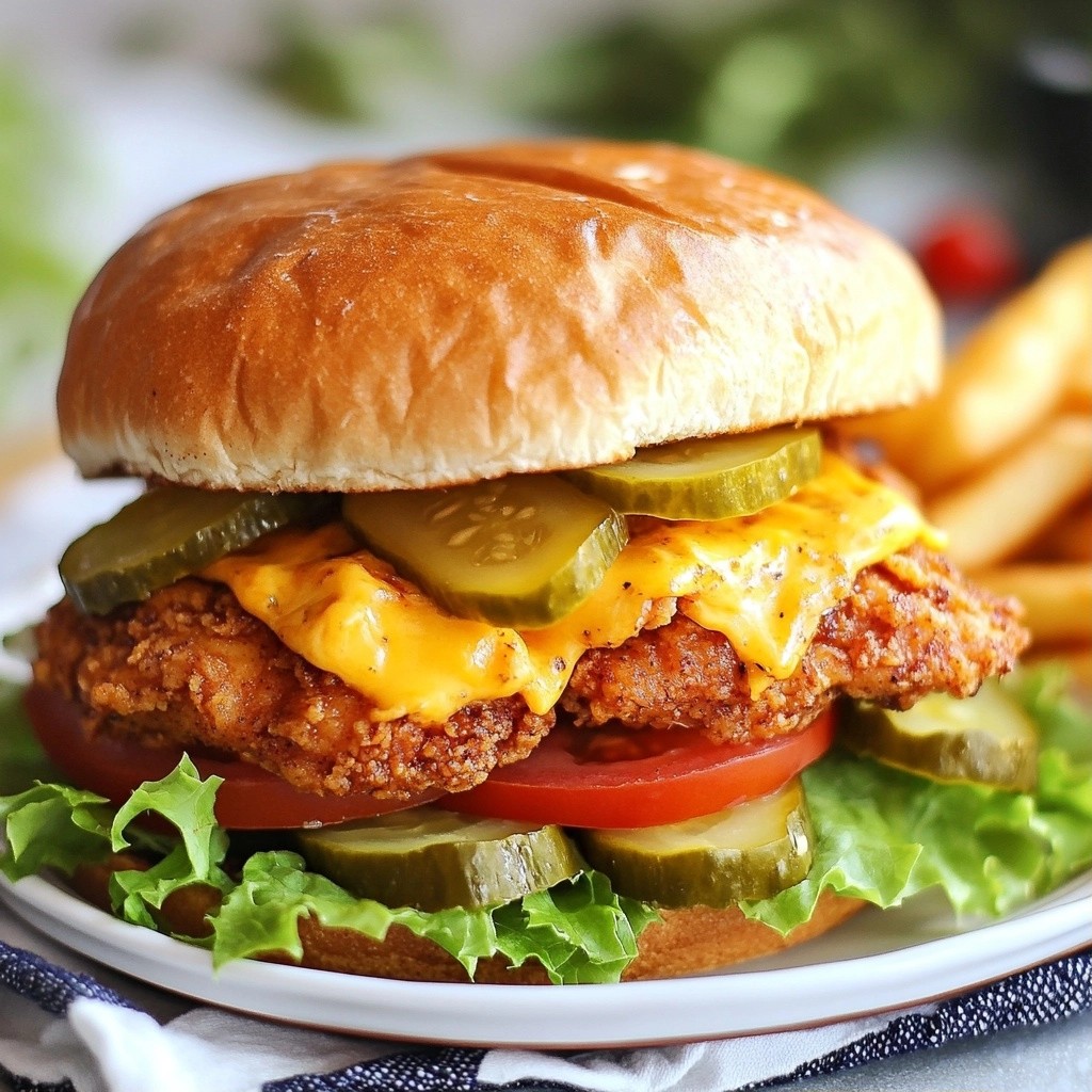 Crispy Copycat Chick-fil-A Spicy Deluxe Sandwich Treat