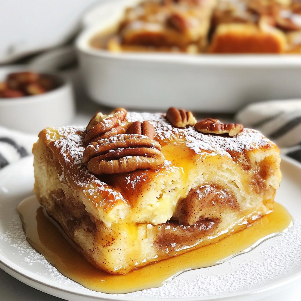 Cinnamon Roll French Toast Bake Delightful Morning Dish