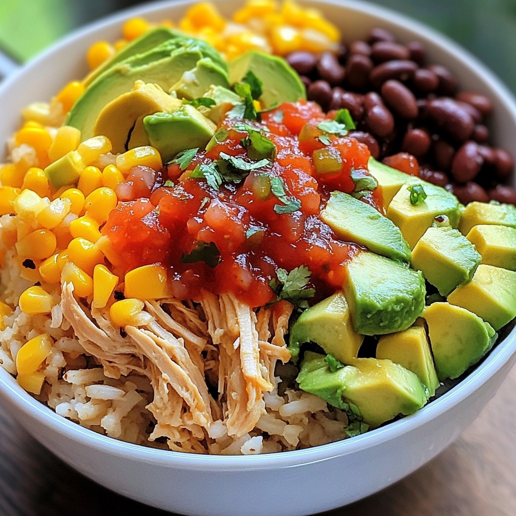 Instant Pot Chicken Burrito Bowls Easy Meal Prep Recipe