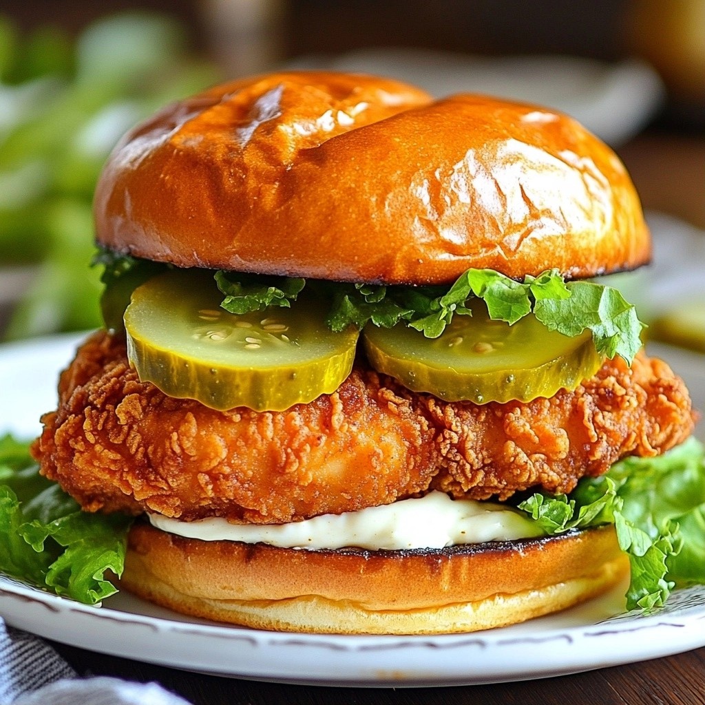 Crispy Copycat Popeyes Chicken Sandwich Recipe Delight