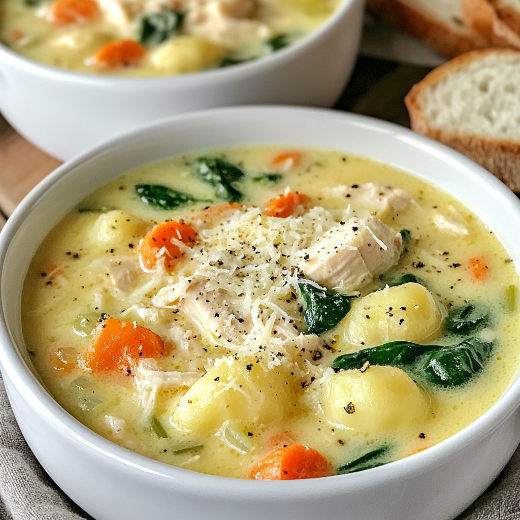 Creamy Chicken Gnocchi Soup Hearty and Simple Recipe