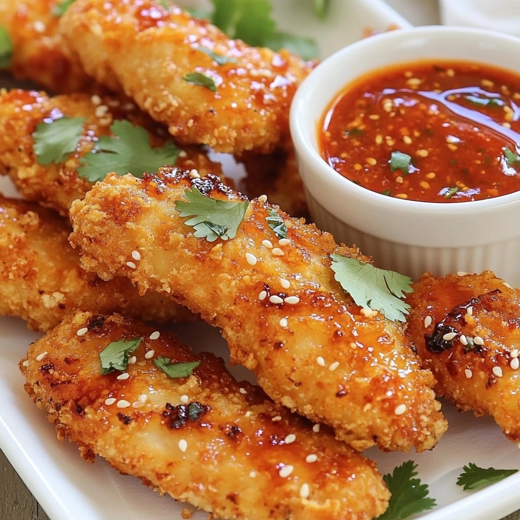 Crispy Copycat Chick-fil-A Sweet and Spicy Sriracha Dish