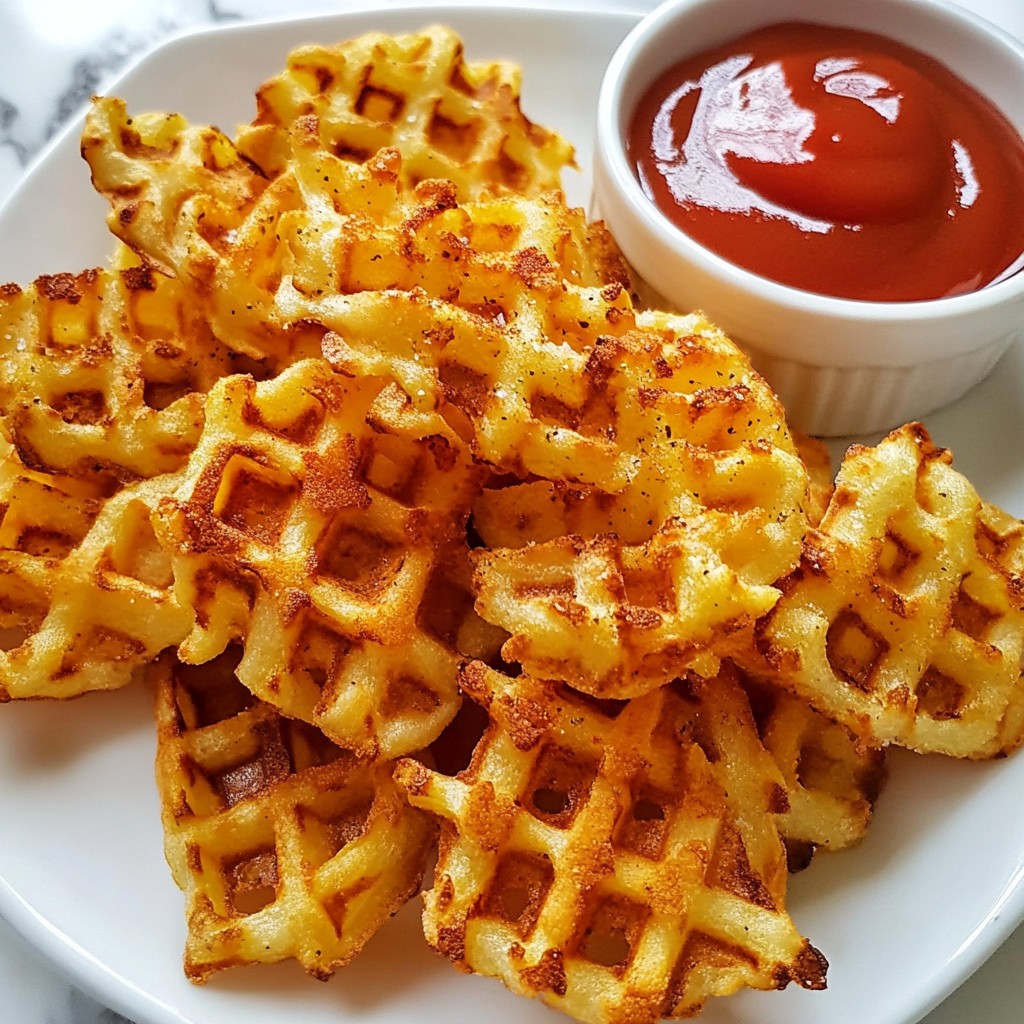 Crunchy Copycat Chick-fil-A Waffle Fries Recipe