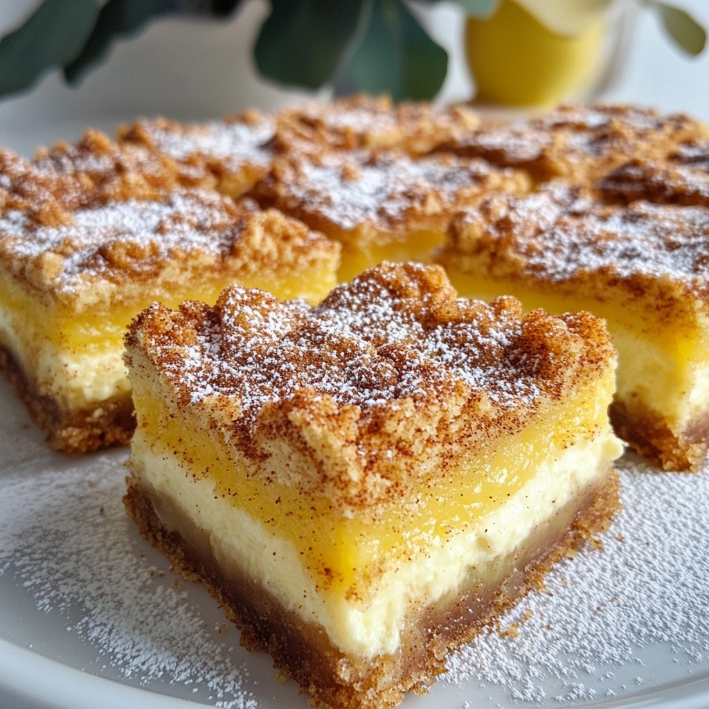 Churro Cheesecake Bars Delightful Easy Dessert Recipe