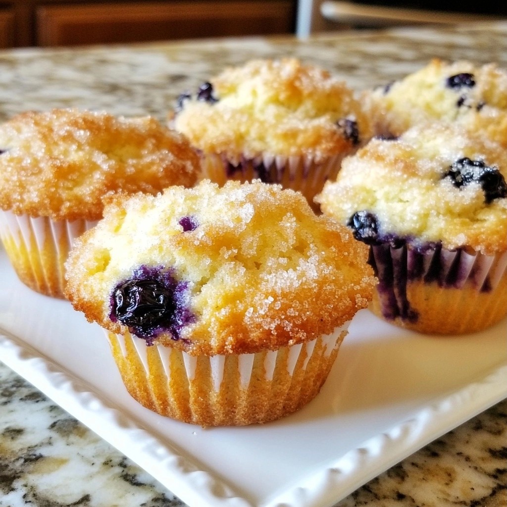 Fluffy Copycat Starbucks Blueberry Muffin Recipe