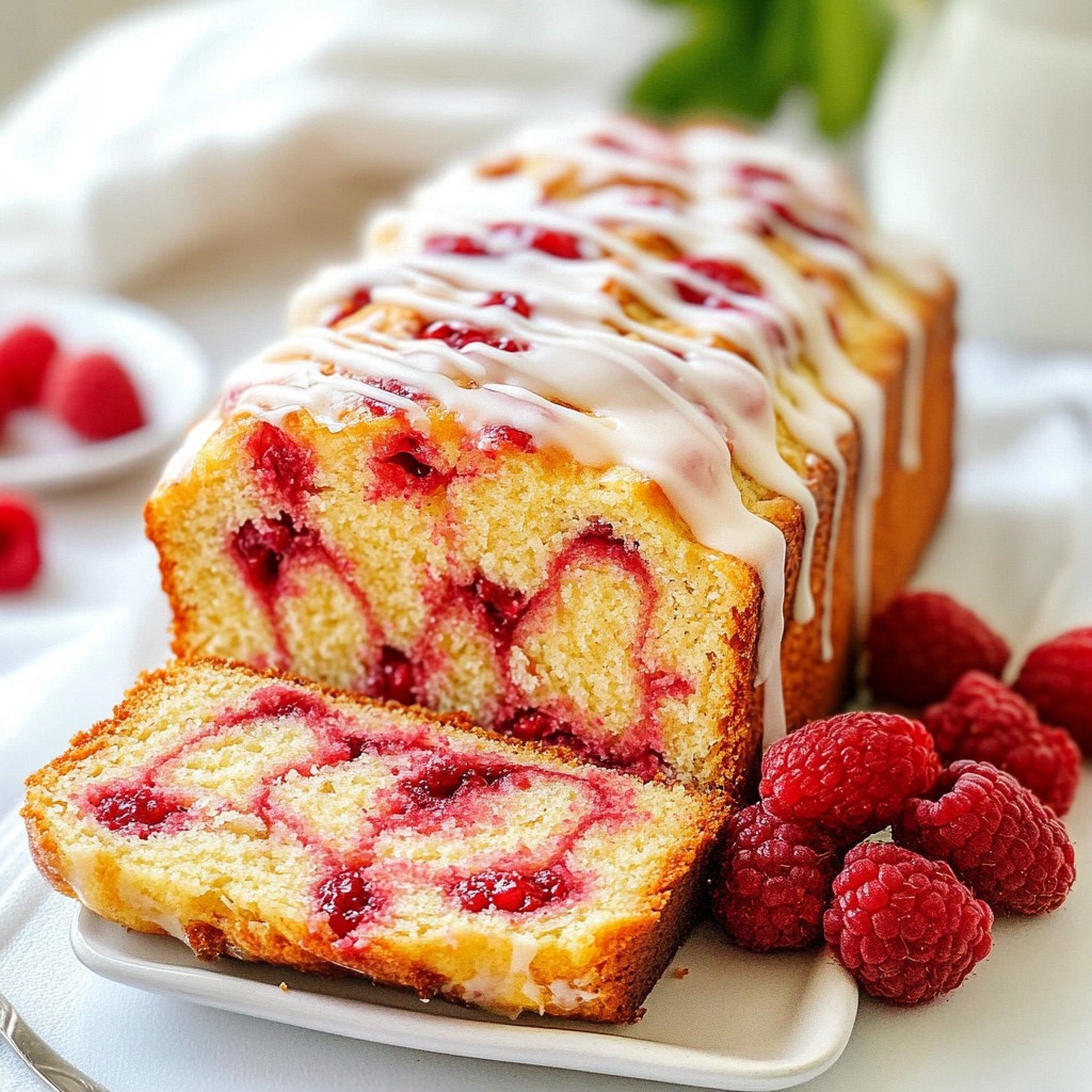 Soft Copycat Starbucks Raspberry Swirl Loaf Delight