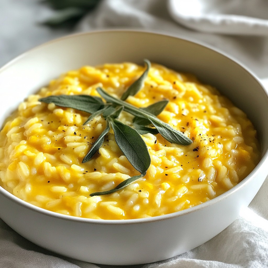 Winter Comfort Dinners Cozy Pumpkin Sage Risotto