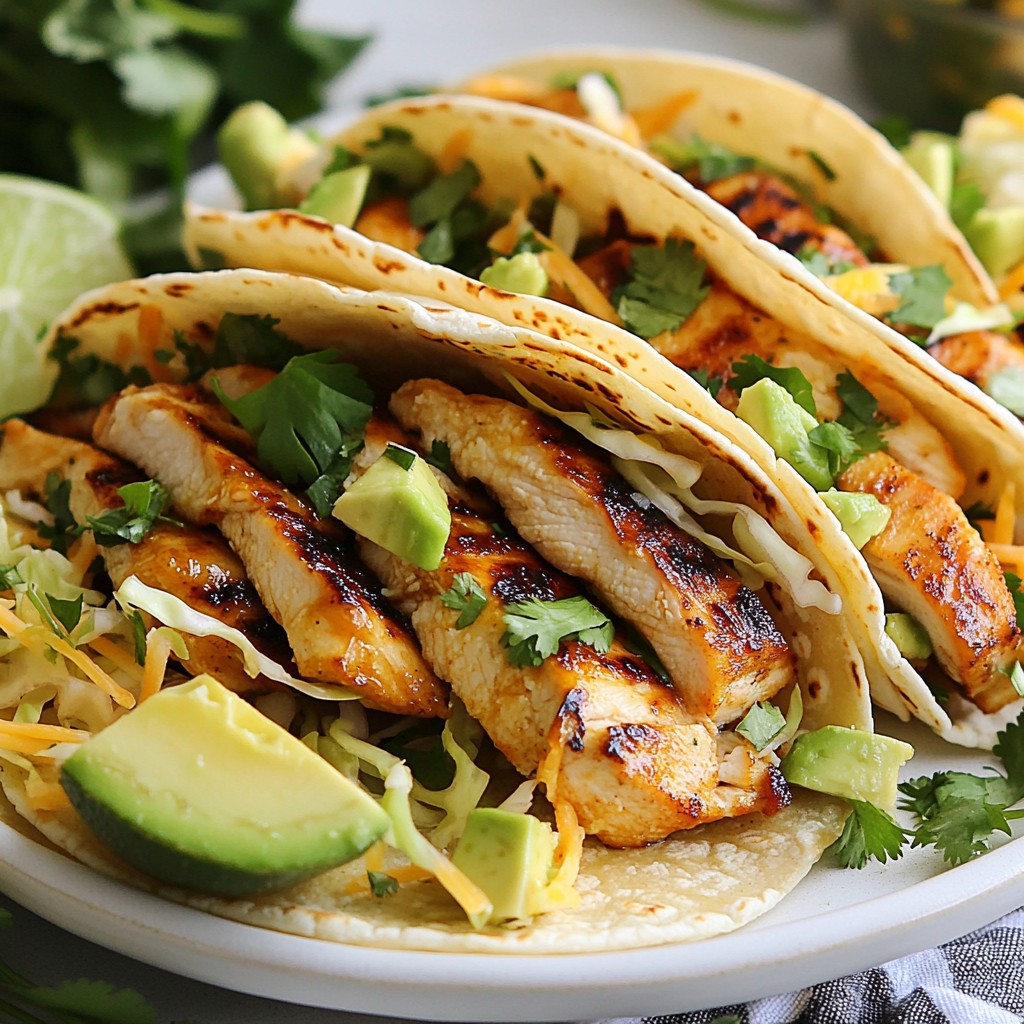 Honey Lime Chicken Tacos Flavorful and Easy Recipe