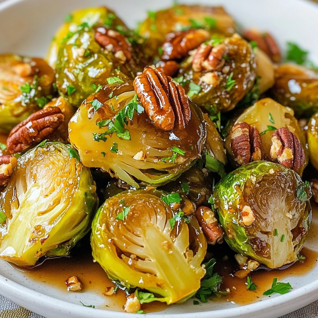 Caramelized Honey Brussels Sprouts Flavorful Side Dish
