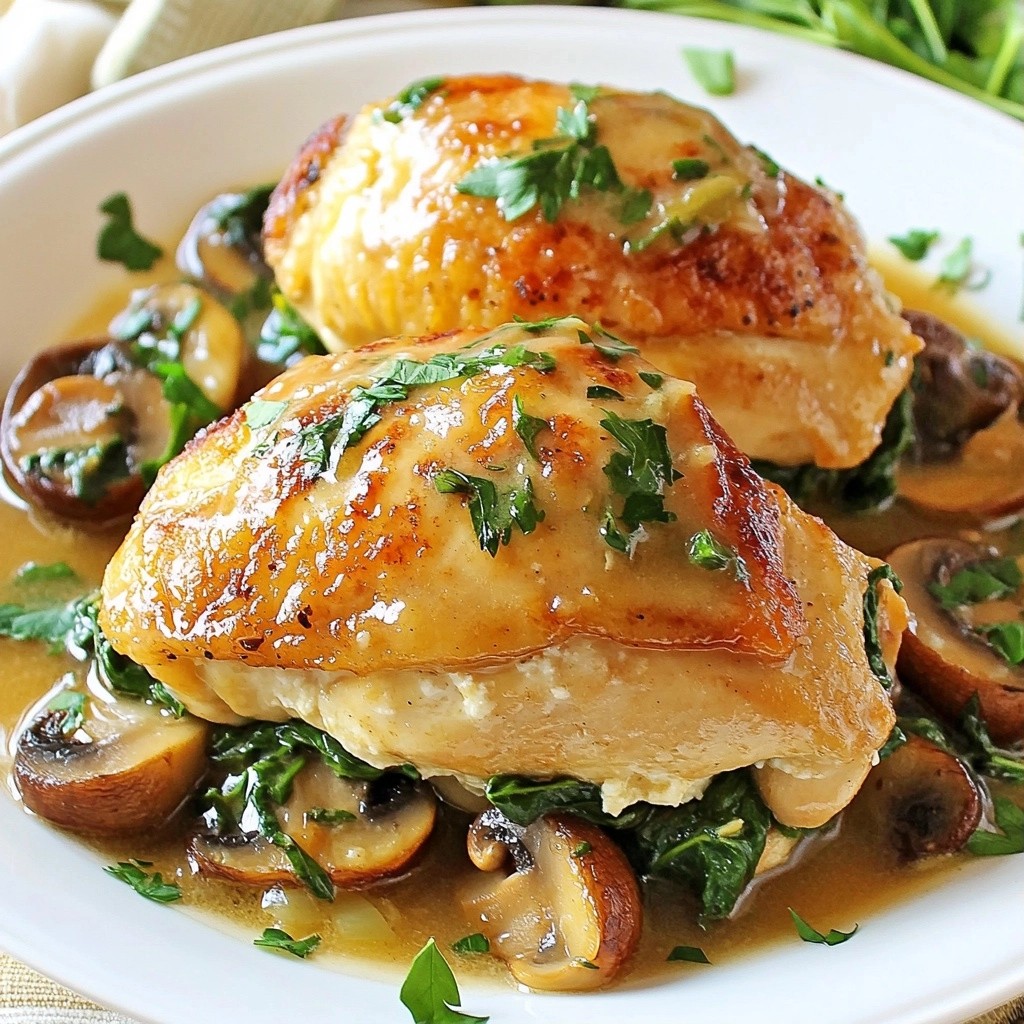 Savory Copycat Olive Garden Stuffed Chicken Marsala Delight