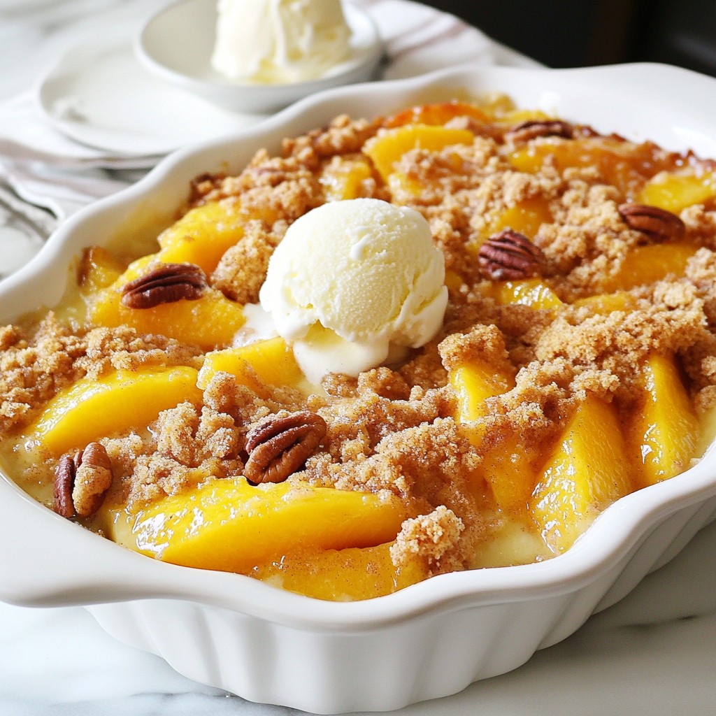 Peach Cobbler Dump Cake Easy Dessert Recipe Guide