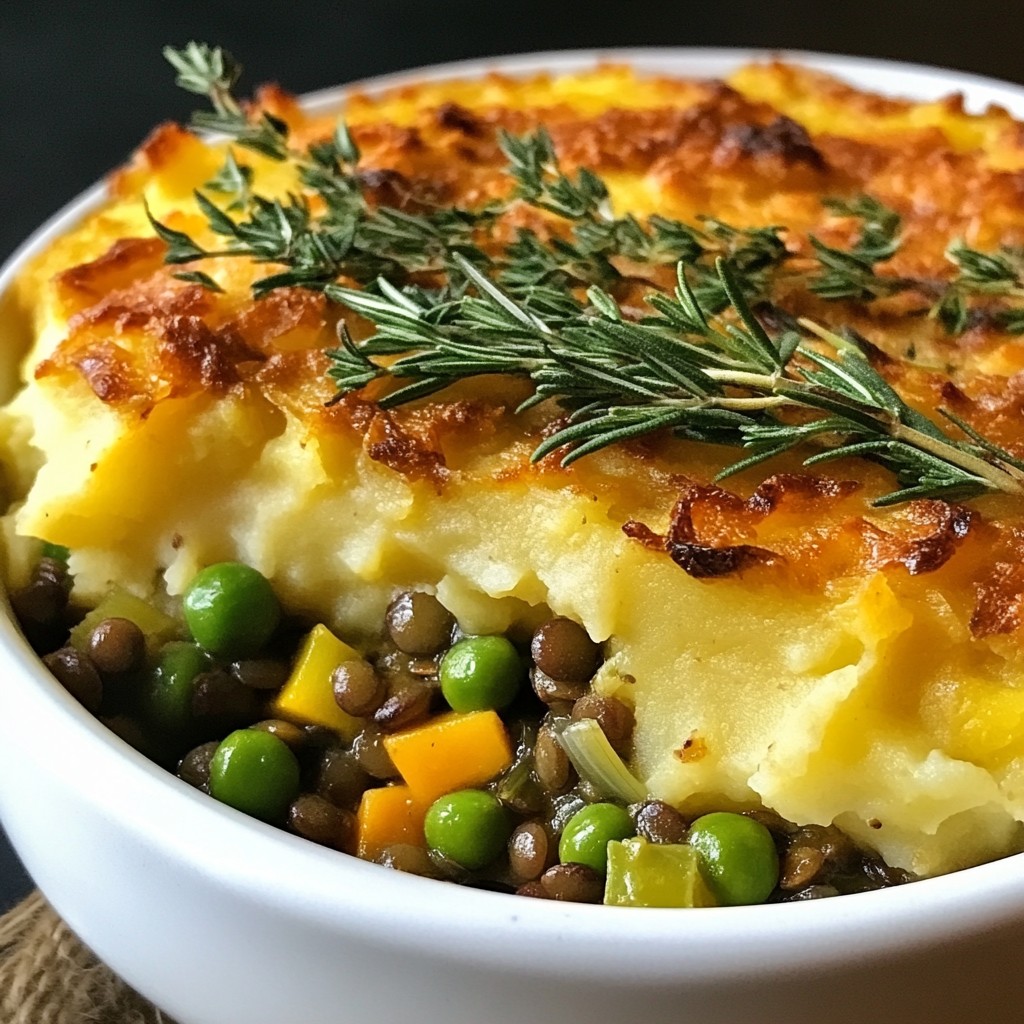 Vegan Lentil Shepherd's Pie Flavorful and Simple Recipe